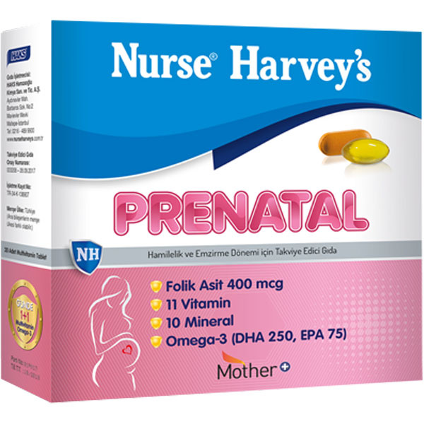Nurse Harveys Adult Prenatal Vitamin 30 капсул