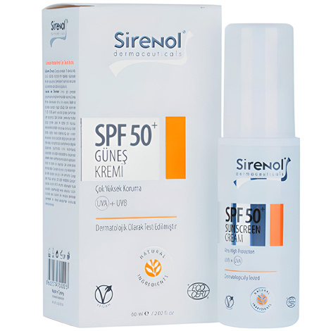 Sirenol Natural Witch Hazel SPF50 Солнцезащитный крем 60 МЛ