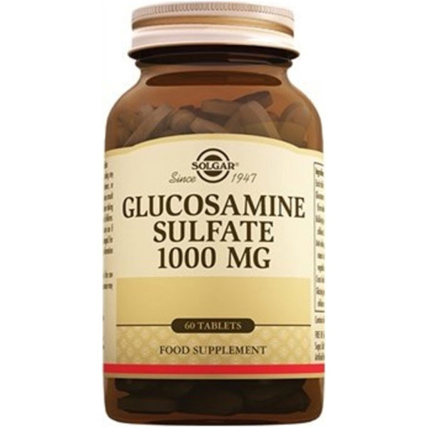 Solgar Глюкозамин сульфат 1000 мг 60 таблеток Глюкозамин сульфат добавка
