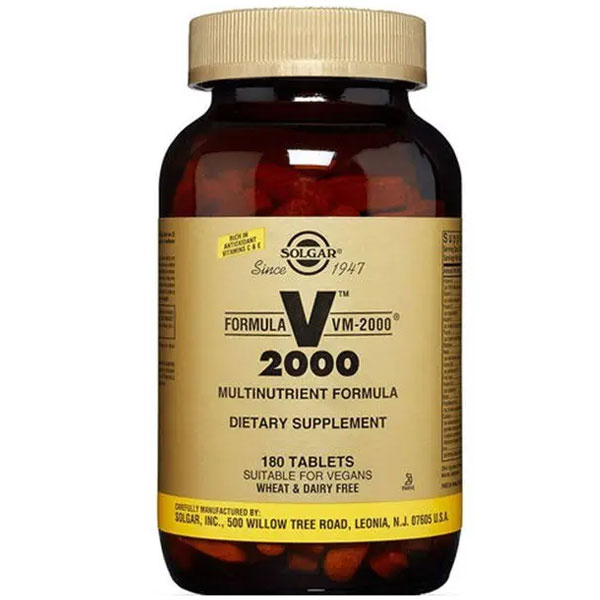 Solgar Vm 2000 Multivitamin 180 Tablets