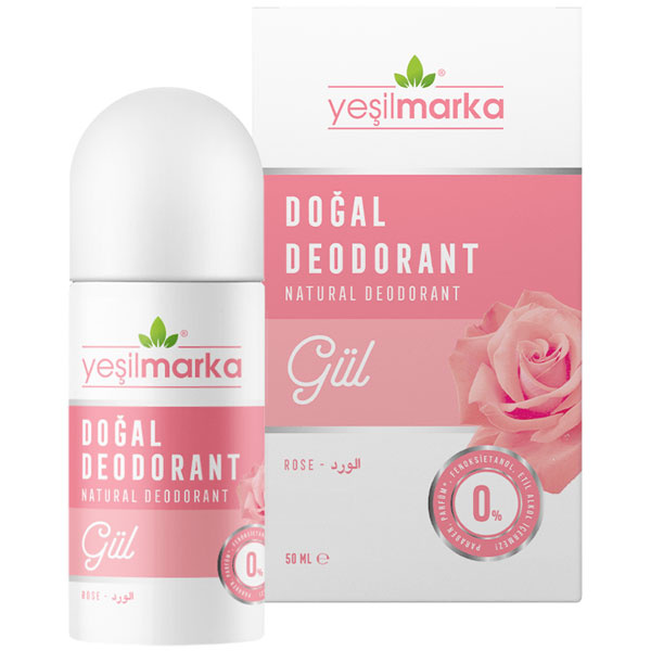 Yesilmarka Натуральный дезодорант с ароматом розы 50 мл