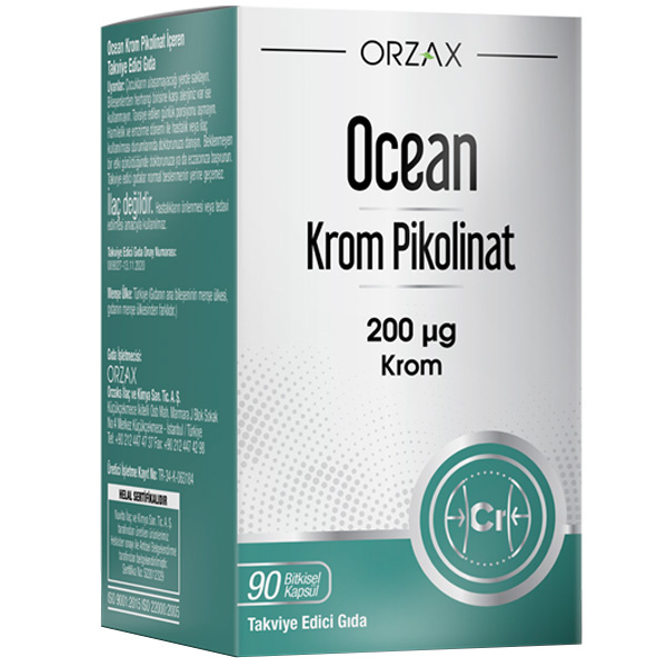 Orzax Ocean Пиколинат хрома 90 капсул Дополнительное питание