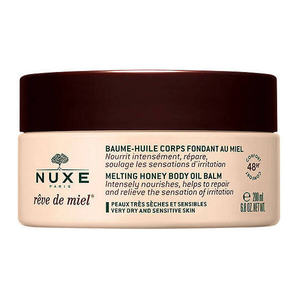 Nuxe Reve De Miel Тающий медовый бальзам-масло для тела 200 мл Увлажняющее средство для тела