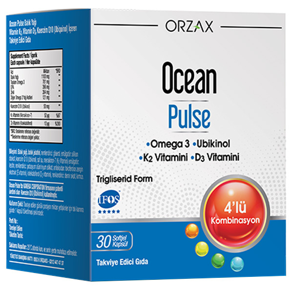 Рыбий жир Orzax Ocean Omega 3 Pulse 30 капсул