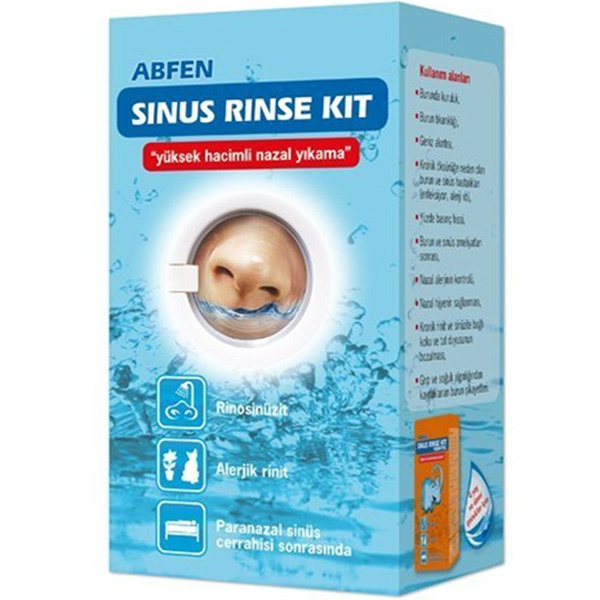 Abfen Sinus Rinse Kit Взрослый раствор для промывания носа