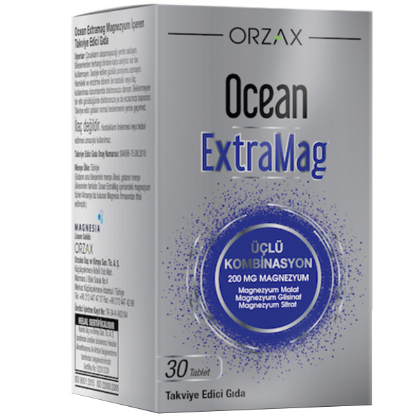 Orzax Ocean Extramag 30 таблеток добавка магния