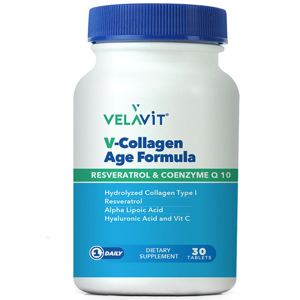 Velavit V Collagen Age Formula Дополнительное питание 30 таблеток Коллагеновая добавка