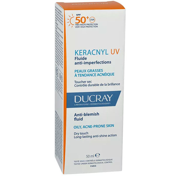 Ducray Keracnyl UV Fluide Anti Imperfections Spf 50 50 ML