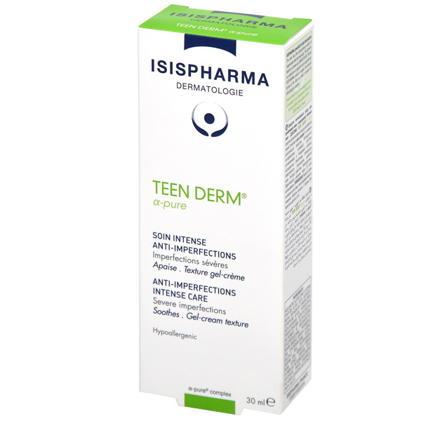 Isispharma Teen Derm Alpha Pure Oily Skin Care Cream 30 ML