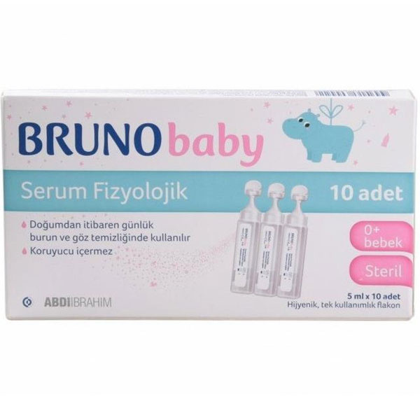 Bruno Baby Сыворотка физиологическая 5 мл x 10 шт.