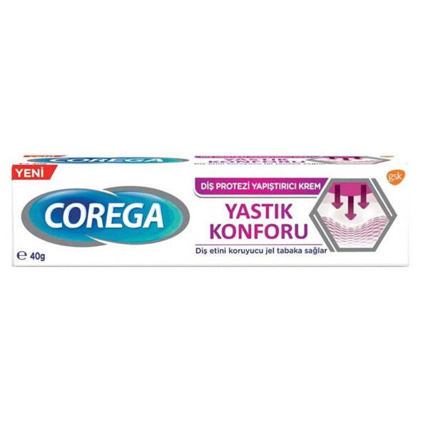Corega Cushion Comfort Denture Adhesive Cream 40 g