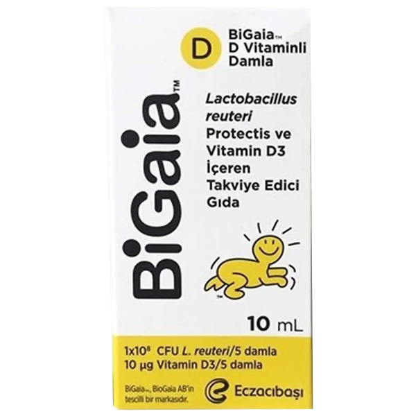 Bigaia Vitamin D Drops Probiotic 10 ML