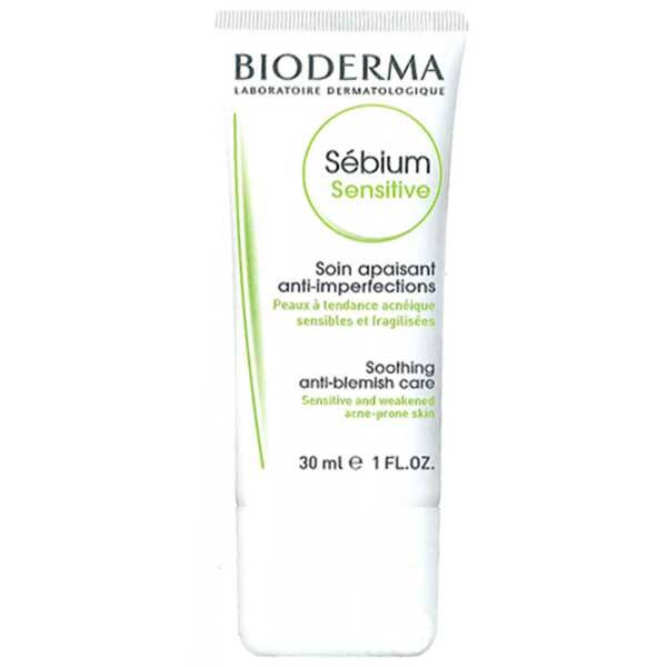 Bioderma Sebium Sensitive Cream 30 ML Увлажняющий ухаживающий крем для жирной кожи
