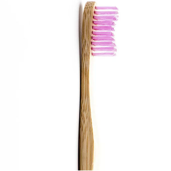 Humble Brush Бамбуковая мягкая зубная щетка фиолетового цвета