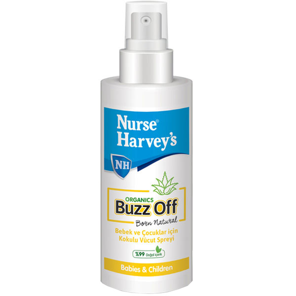 Nurse Harveys Organic Buzz Off Spray 50 ML Fly Repellent Body Spray For Baby And Children