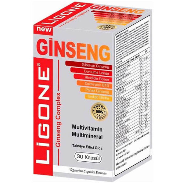 Ligone Ginseng Complex Multivitamin Multimineral 30 Kapsül