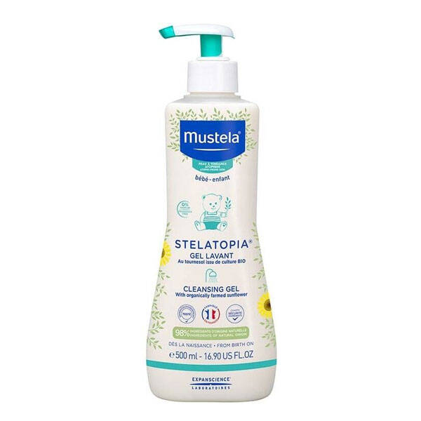 Mustela Stelatopia Очищающий гель 500 мл Очищающий гель для сухой кожи