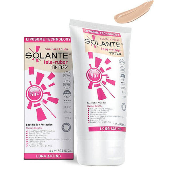 Solante Tele Rubor Tinted Spf 50 150 ML тонированный солнцезащитный крем