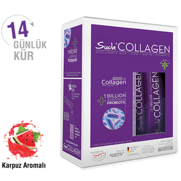 Suda Collagen Powder Sachet 14x10 GR Коллагеновая добавка