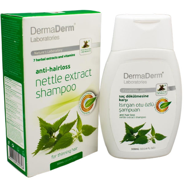 Dermaderm Nettle Shampoo 300 ML Шампунь против линьки