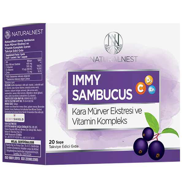 Naturalnest Immy Sambucus 20 Saşe