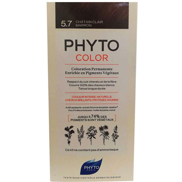 Phyto Phytocolor Травяная краска для волос 5.7 Светлый каштан медный