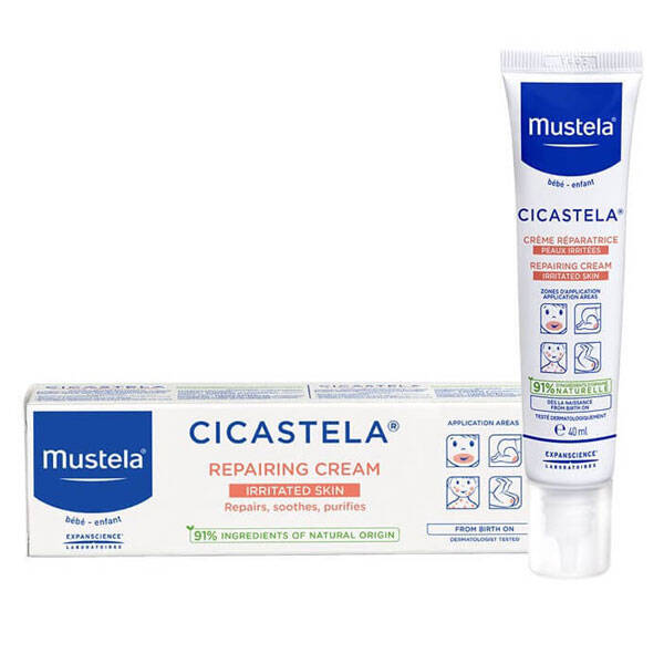 Mustela Cicastela Care Cream 40 мл Увлажняющий крем для чувствительной кожи