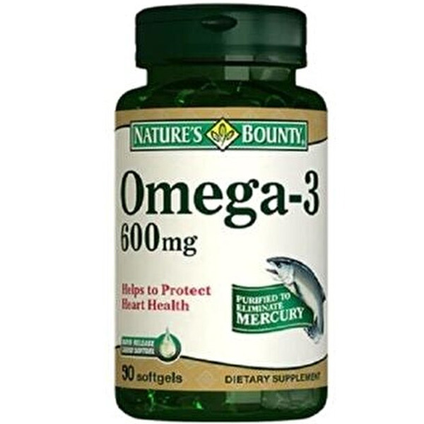 Nature's Bounty Omega 3 600 мг 90 Softjel