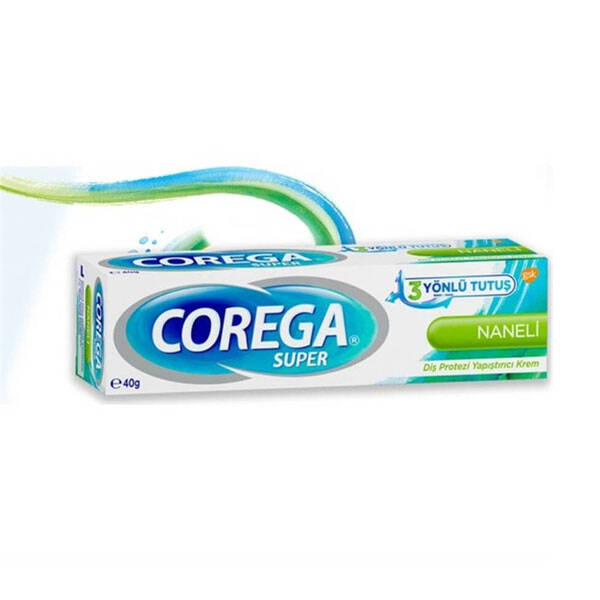 Corega Адгезивный крем для зубных протезов мятный 40 гр