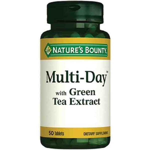 Nature's Bounty Multi Day с экстрактом зеленого чая 50 таблеток
