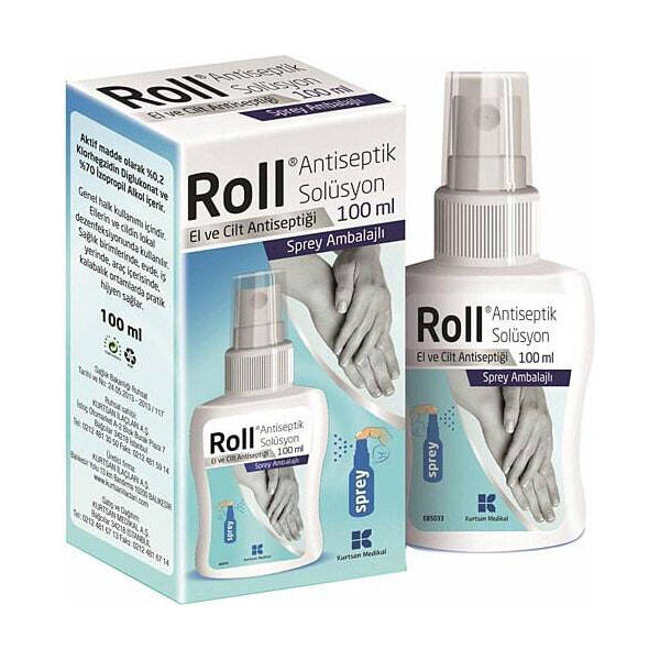 Roll Antiseptic Dezenfektan Sprey 100 ML