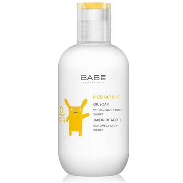 Детское масляное мыло Babe Pediatric Oil Soap 200 ML Масло для душа для атопичной детской кожи