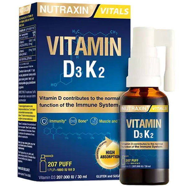 Нутраксин Витамин D3K2 спрей 30 мл