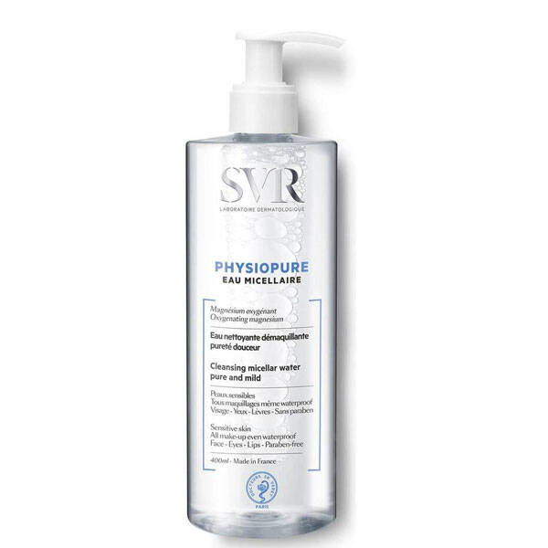 SVR Physiopure Мицеллярный раствор 400 мл Вода для снятия макияжа