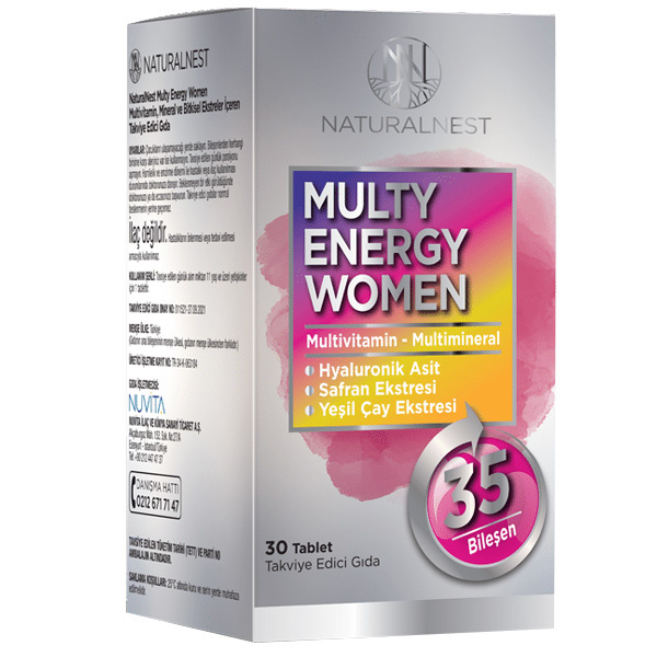 Naturalnest Multy Energy Women 30 таблеток
