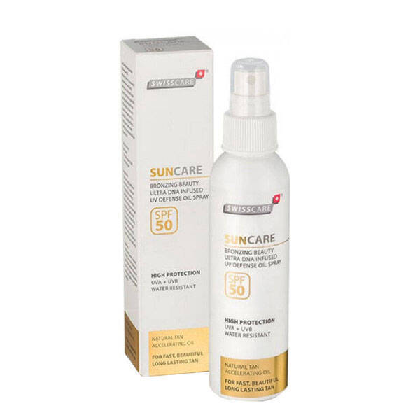 Swisscare SunCare SunCare Bronzing Beauty Defence Oil Spray Spf 50 150 ML Bronzing Oil