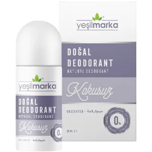 Натуральный дезодорант без запаха Yesilmarka 50 мл