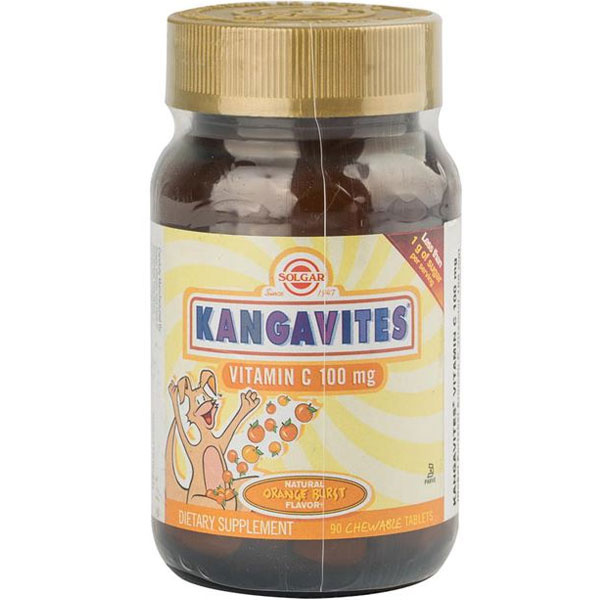 Solgar Kangavites Vitamin C 100 Mg 90 Tablets
