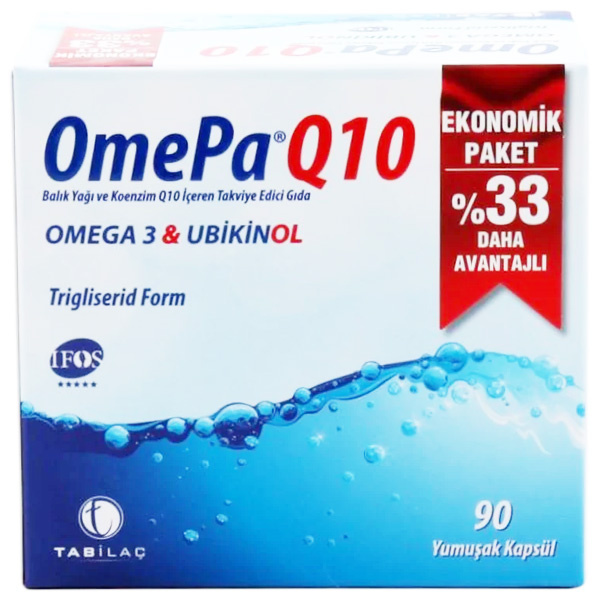 Omepa Q10 Омега 3 Убихинол 90 капсул