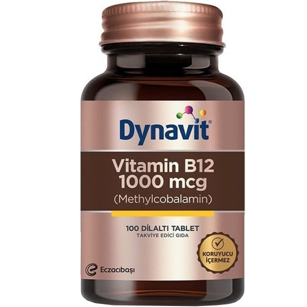 Dynavit Витамин B12 1000 мкг 100 таблеток