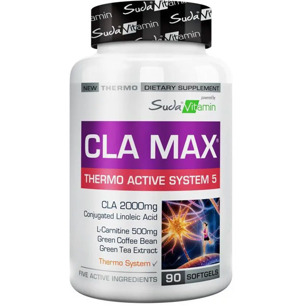 Витамин CLA Max Thermo Active System 5 90 мягких гелевых капсул в воде
