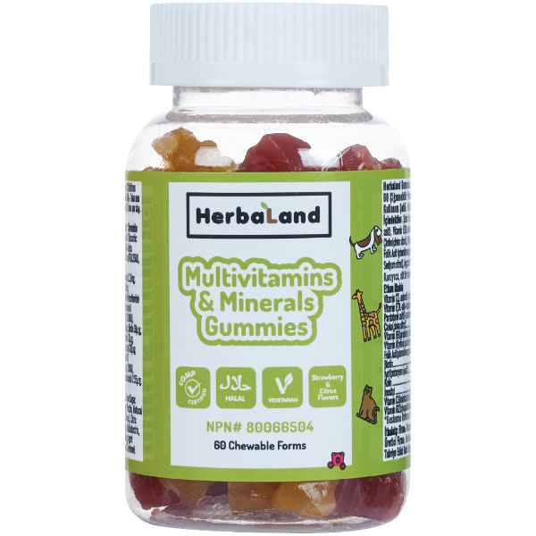 Herbaland Gummy Multivitamin 60 жевательных таблеток