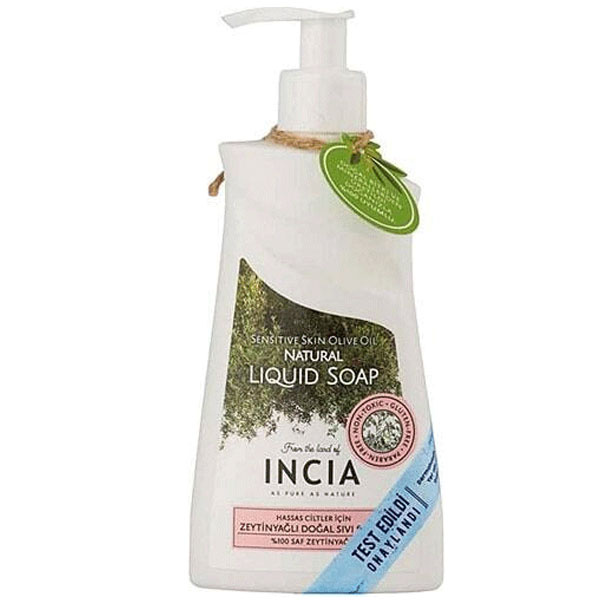 Incia Natural Натуральное жидкое мыло с оливковым маслом для чувствительной кожи 250 МЛ