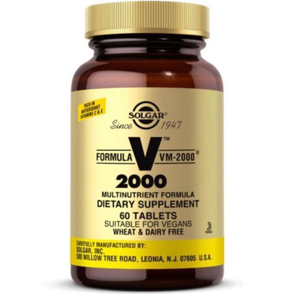 Solgar Vm 2000 Multivitamin 60 Tablets