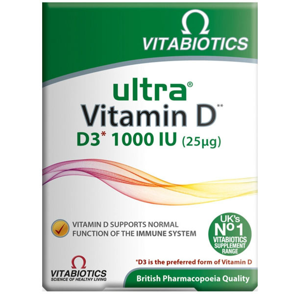 Vitabiotics Ultra Vitamin D 96 таблеток